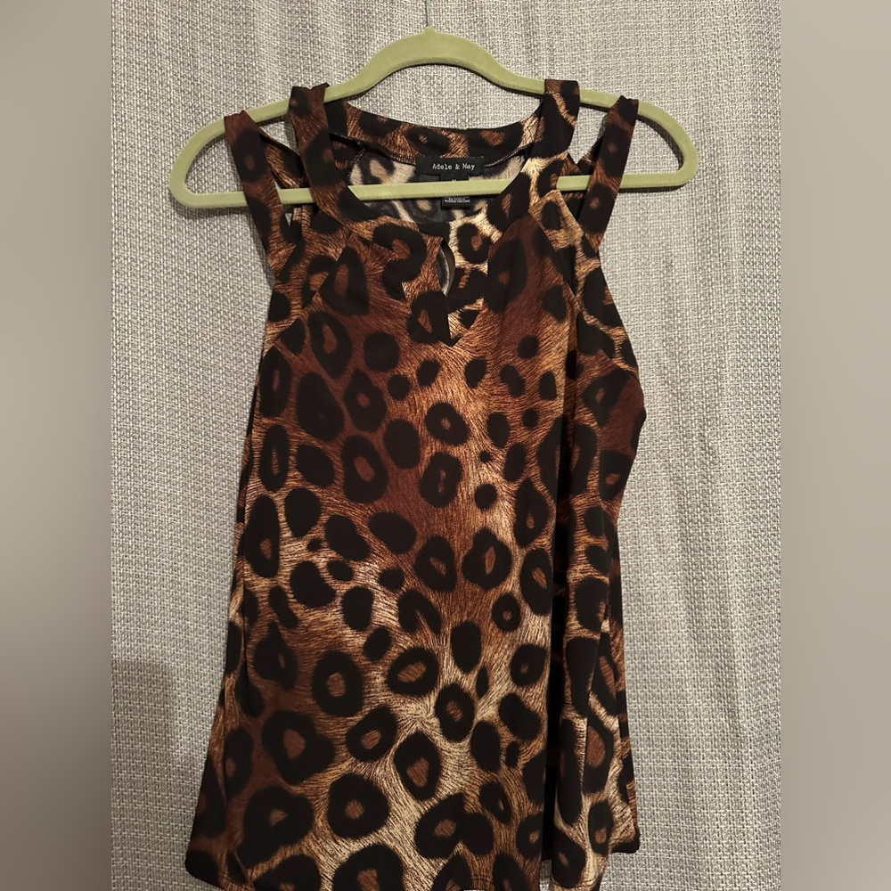 Adele and May leopard print top